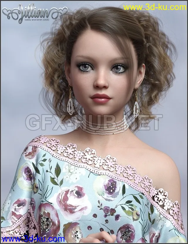SASE Jillian for Genesis 8模型的图片1