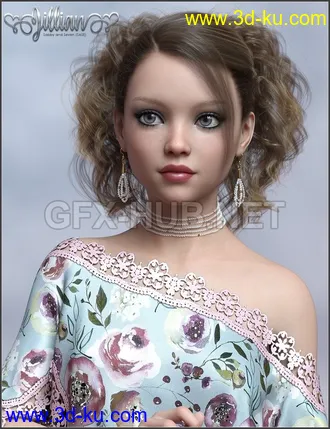 3D打印模型SASE Jillian for Genesis 8的图片