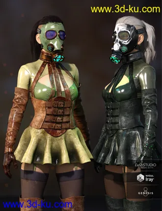 3D打印模型Sasha Outfit Textures的图片