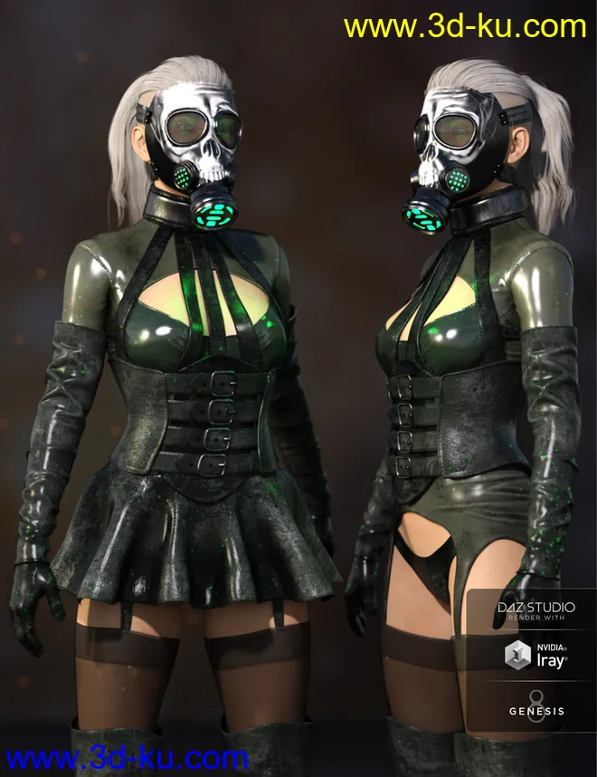 Sasha Outfit Textures模型的图片3