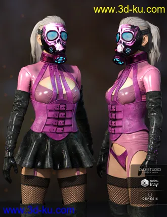 3D打印模型Sasha Outfit Textures的图片