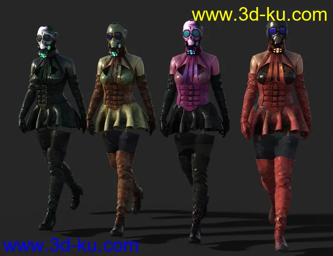 Sasha Outfit Textures模型的图片6