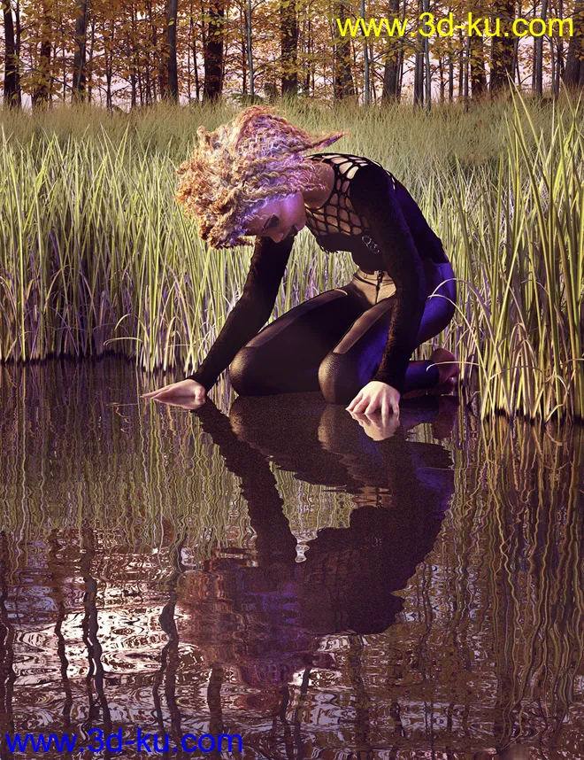 SBibb Secret Reflections Poses and Expressions for Daisy 8模型的图片2