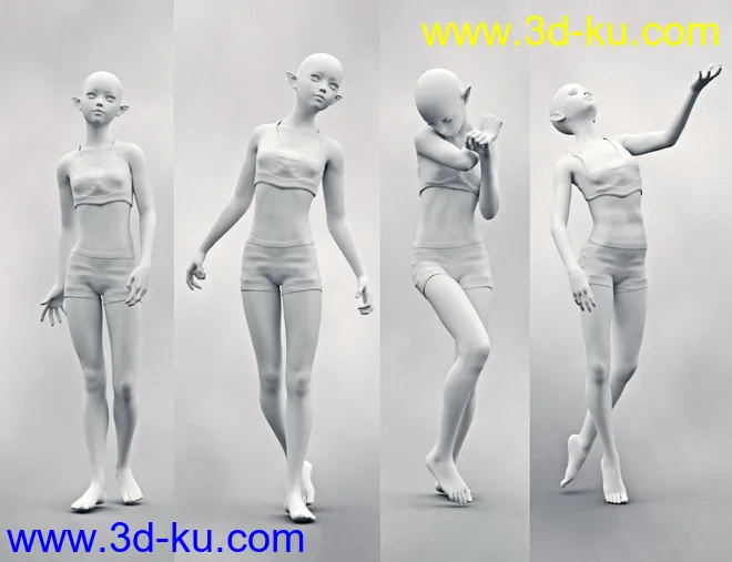 SBibb Secret Reflections Poses and Expressions for Daisy 8模型的图片5