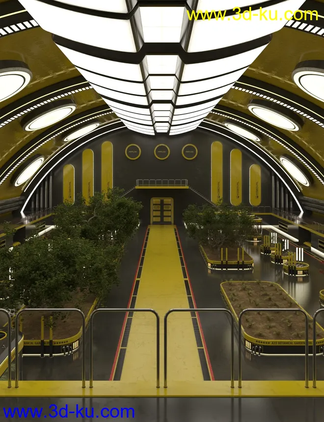 SC20 Botanical Garden Material Add-on模型的图片1