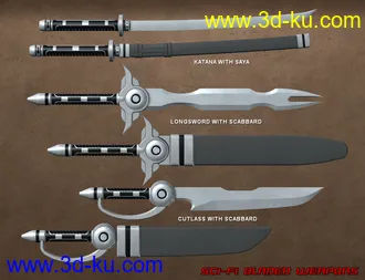 Sci Fi Weapons Bundle模型的图片2