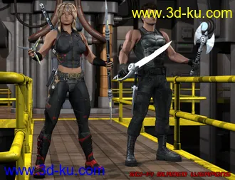 3D打印模型Sci Fi Weapons Bundle的图片