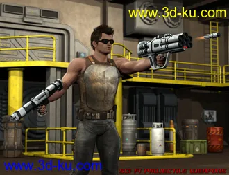 3D打印模型Sci Fi Weapons Bundle的图片