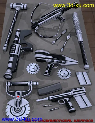 Sci Fi Weapons Bundle模型的图片15