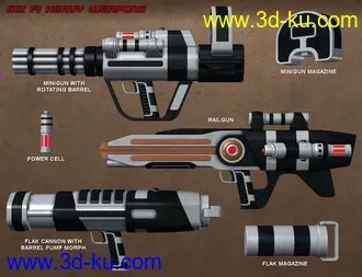 Sci Fi Weapons Bundle模型的图片22