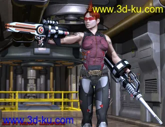 3D打印模型Sci Fi Weapons Bundle的图片