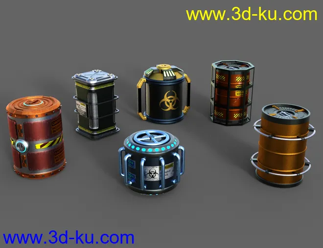 Sci-Fi Barrels模型的图片2