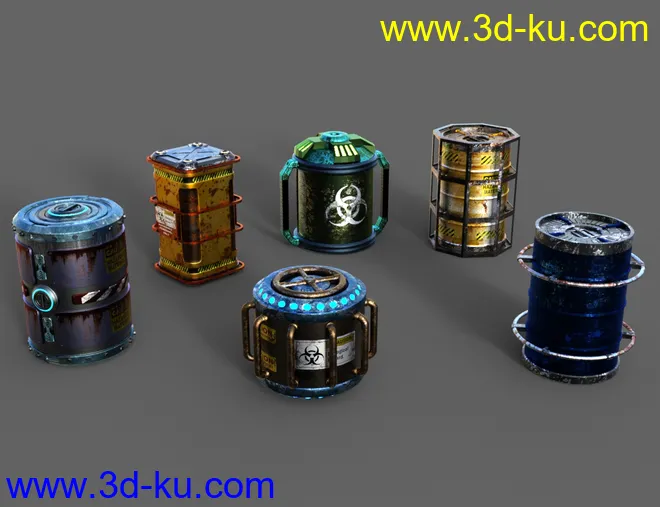 Sci-Fi Barrels模型的图片4
