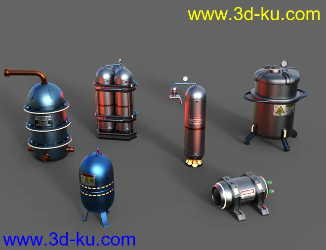 Sci-Fi Barrels模型的图片5