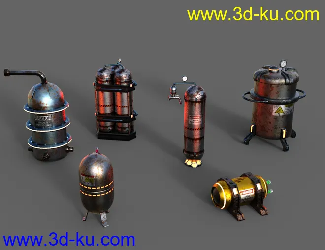 Sci-Fi Barrels模型的图片7