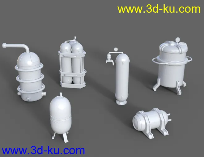 Sci-Fi Barrels模型的图片8