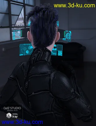 3D打印模型Sci-Fi Head Gear for Genesis 3的图片