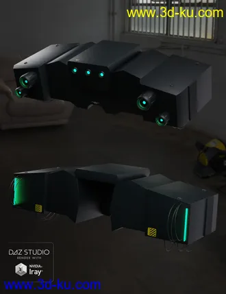 3D打印模型Sci-Fi Head Gear for Genesis 3的图片
