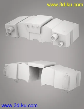 3D打印模型Sci-Fi Head Gear for Genesis 3的图片