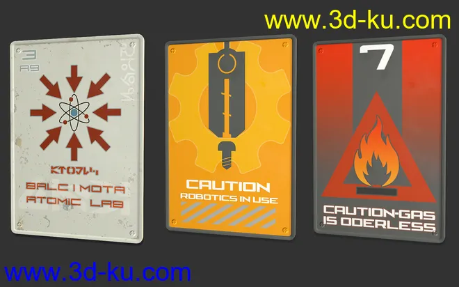 Sci-Fi Info Signs模型的图片5
