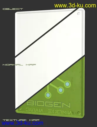3D打印模型Sci-Fi Info Signs的图片