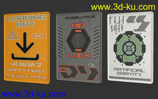 Sci-Fi Info Signs模型的图片7