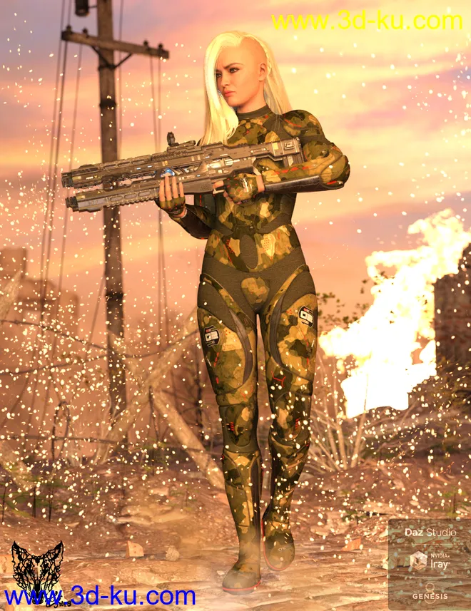 Sci-Fi Outfit 02模型的图片4