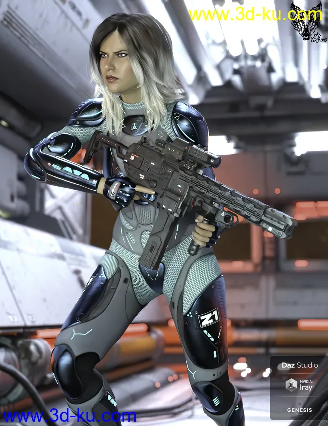 Sci-Fi Outfit 02模型的图片6