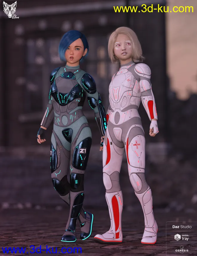 Sci-Fi Outfit 02模型的图片10