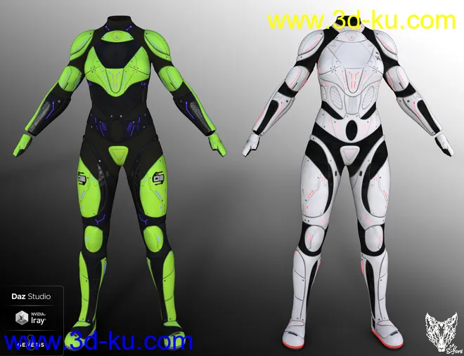 Sci-Fi Outfit 02模型的图片12
