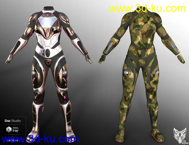 Sci-Fi Outfit 02模型的图片13