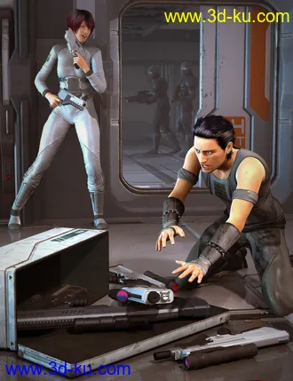 3D打印模型SciFi Weapons Collection的图片