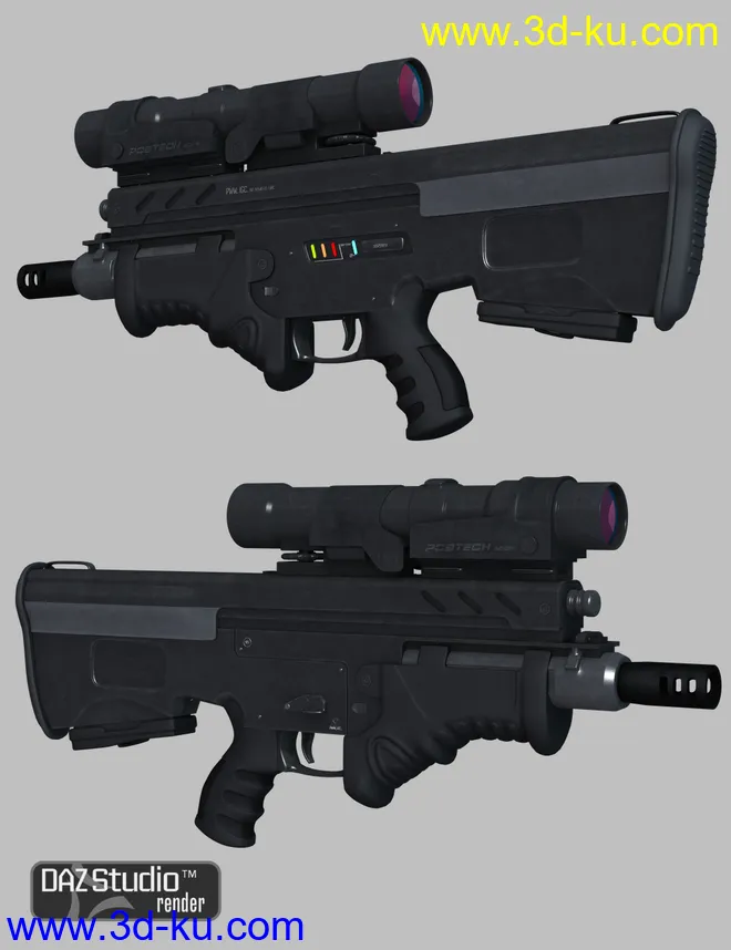 SciFi Weapons Collection模型的图片9