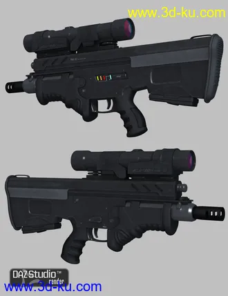 3D打印模型SciFi Weapons Collection的图片