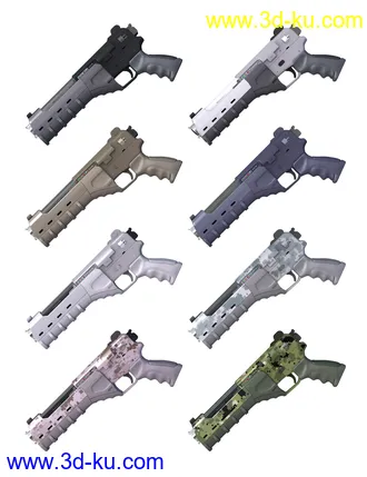 3D打印模型SciFi Weapons Collection的图片