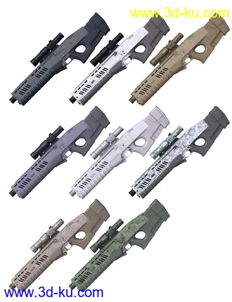 3D打印模型SciFi Weapons Collection的图片