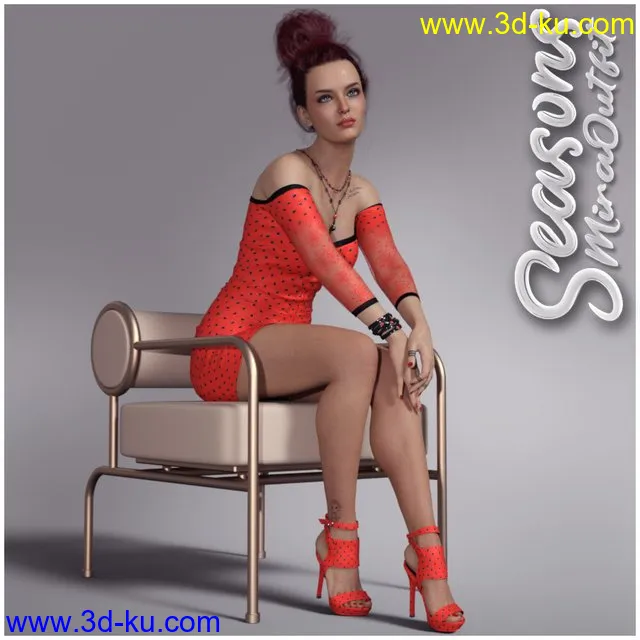 Seasons Mira Outfit G8F模型的图片1