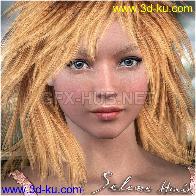 Selene Hair模型的图片1