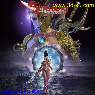 3D打印模型Sentouki The Fantasy Warrior Outfit的图片