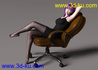 3D打印模型Seo Hyun Character with Hair for Genesis 8 and 8.1 Female的图片