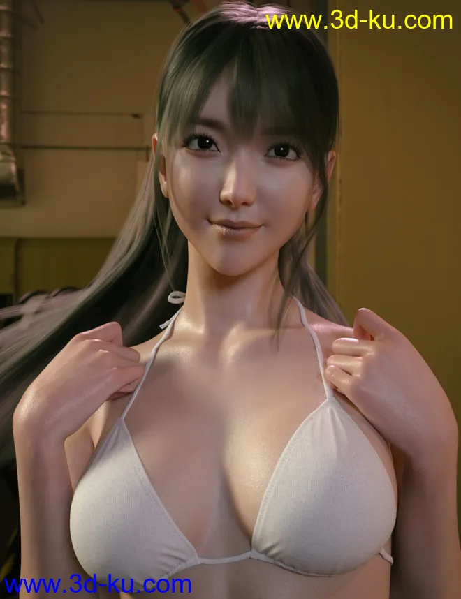 Seo Hyun Character with Hair for Genesis 8 and 8.1 Female模型的图片8