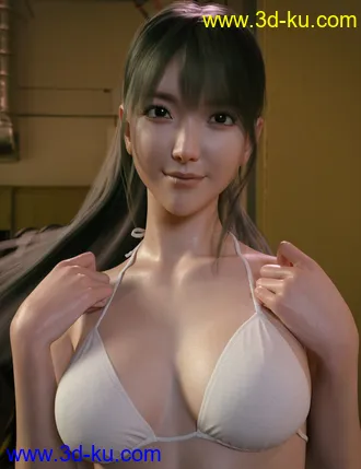 3D打印模型Seo Hyun Character with Hair for Genesis 8 and 8.1 Female的图片