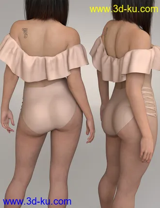 3D打印模型Septima HD for Genesis 8.1 Female的图片