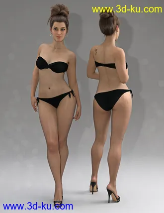 3D打印模型Septima HD for Genesis 8.1 Female的图片