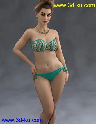 3D打印模型Septima HD for Genesis 8.1 Female的图片