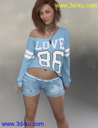 Septima HD for Genesis 8.1 Female模型的图片15