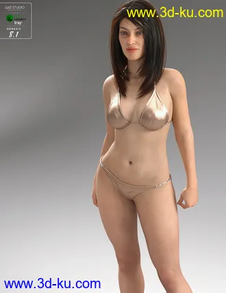 3D打印模型Septima HD for Genesis 8.1 Female的图片