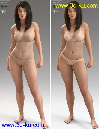 Septima HD for Genesis 8.1 Female模型的图片20