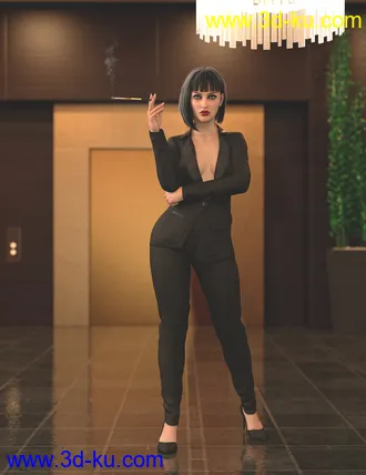 3D打印模型Septima HD for Genesis 8.1 Female的图片