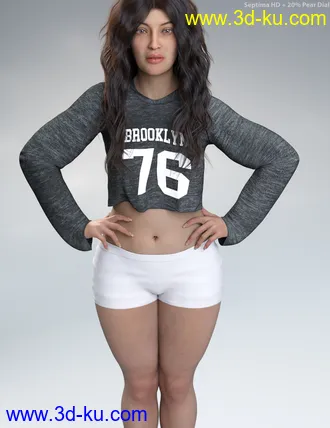 Septima HD for Genesis 8.1 Female模型的图片24